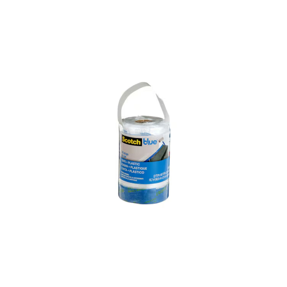 3M ScotchBlue™ 24 inch Pre-Taped Painter's Plastic - The Paint People