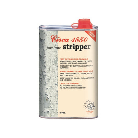 Circa 1850 Furniture Stripper, Paint and Varnish Remover 3.78L can