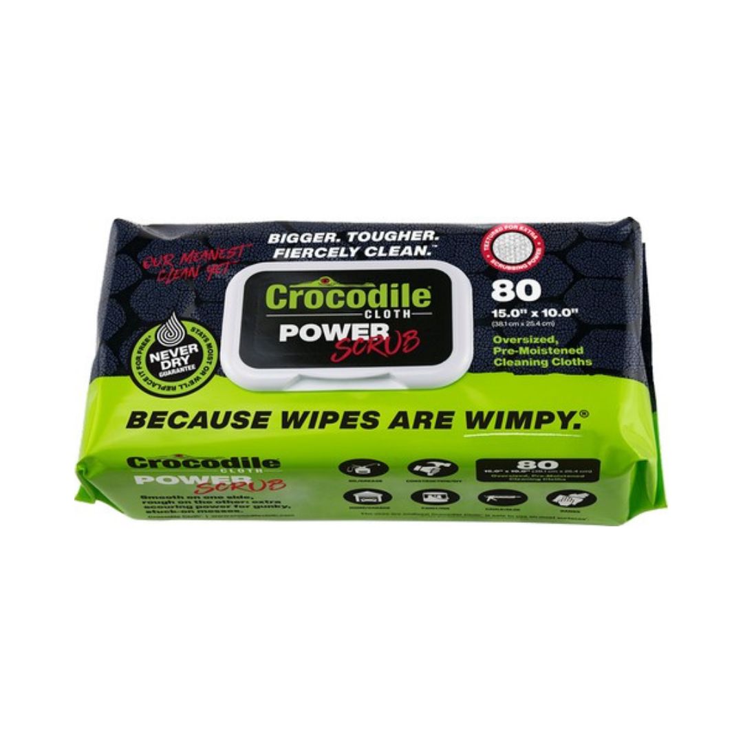 Crocodile Cloth Power Scrub 80ct