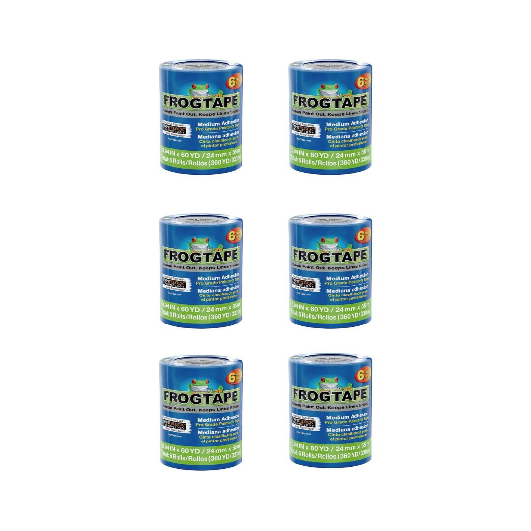 FrogTape Pro Grade Blue Painter’s Tape 1 inch Case Pack