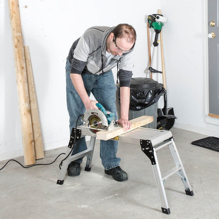 Metaltech Jobsite Series Aluminum Portable Work Platform, 30-inch, For Contractor - The Paint People
