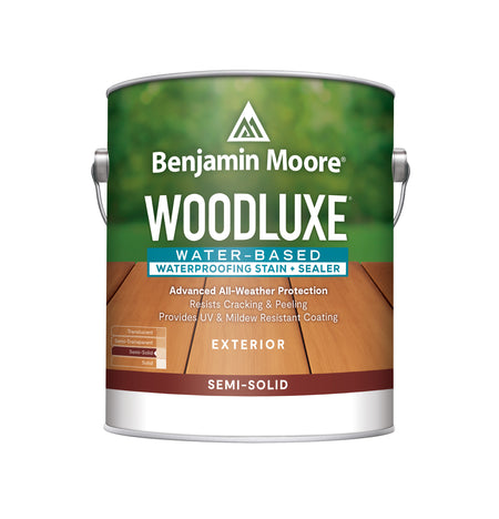Woodluxe Water-Based Waterproofing Exterior Stain and Sealer - Semi-Solid, 3.79L - The Paint People