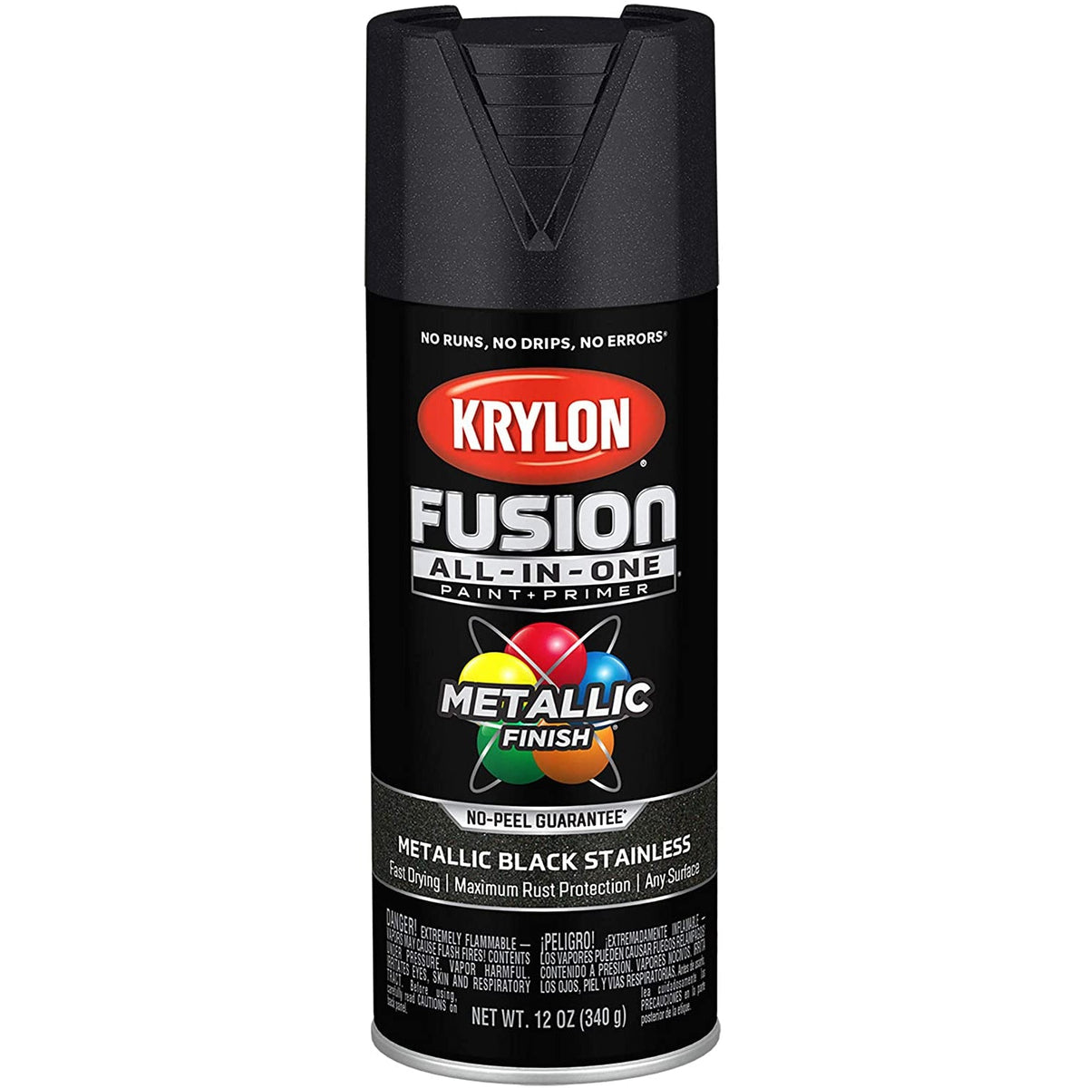 Krylon Fusion All-In-One Spray Paint for Indoor/Outdoor Use, 340g
