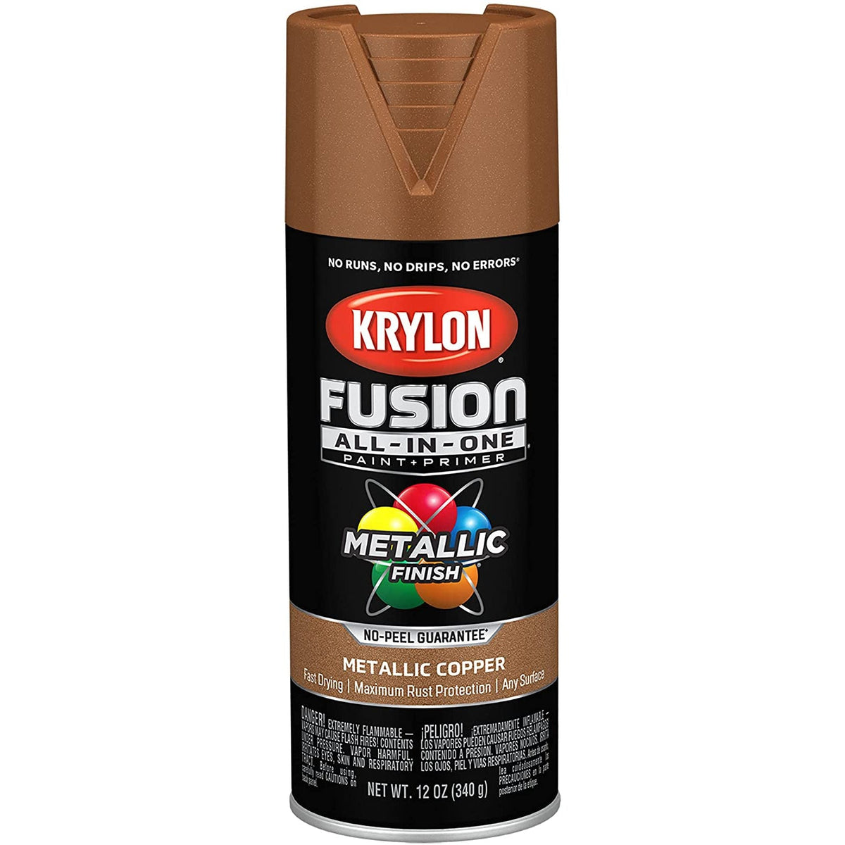 Krylon Fusion All-In-One Spray Paint for Indoor/Outdoor Use, 340g