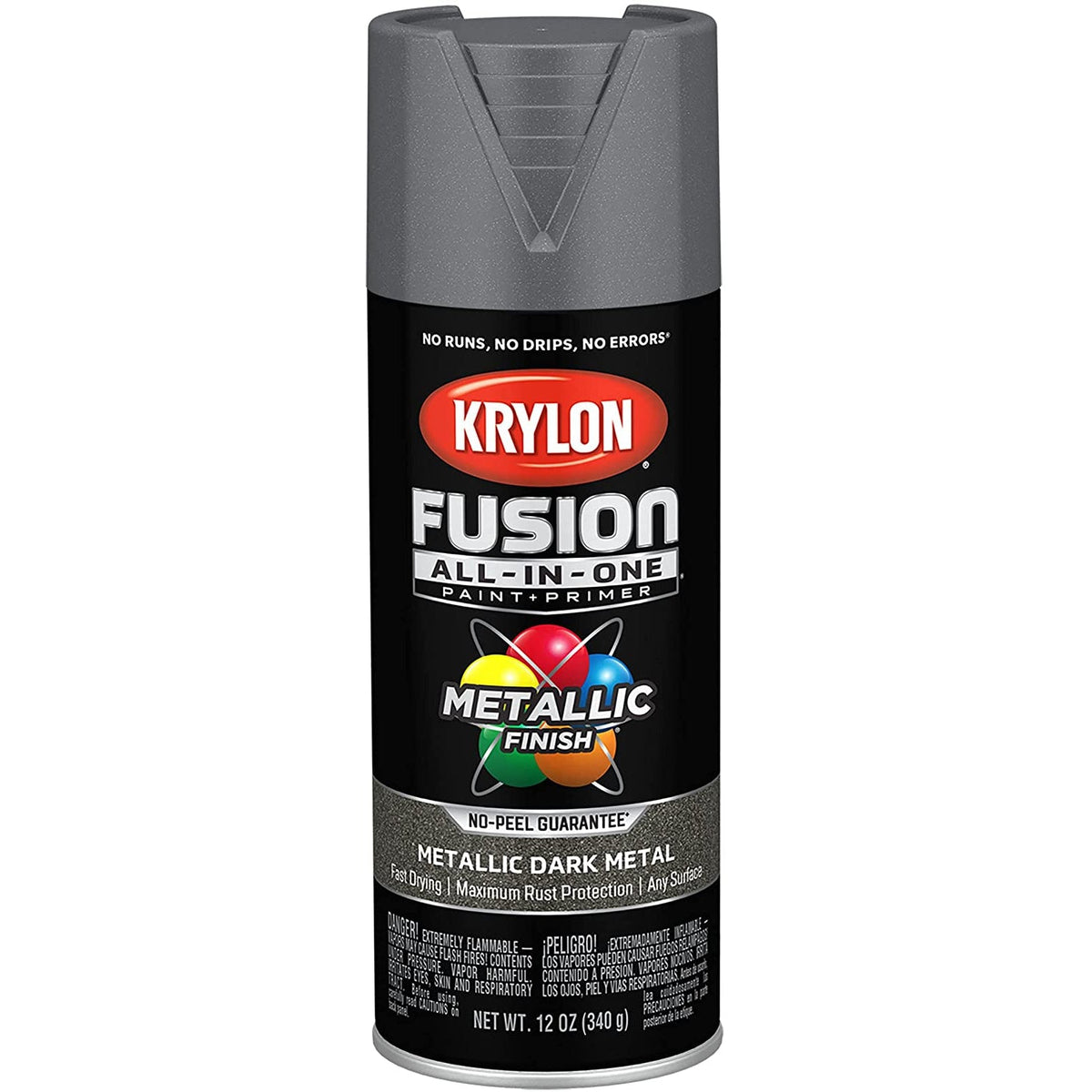 Krylon Fusion All-In-One Spray Paint for Indoor/Outdoor Use, 340g