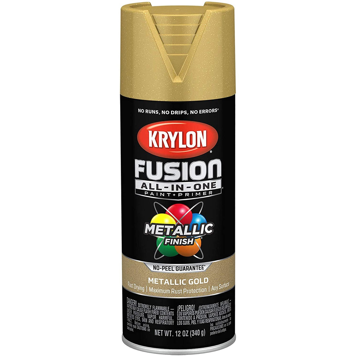 Krylon Fusion All-In-One Spray Paint for Indoor/Outdoor Use, 340g