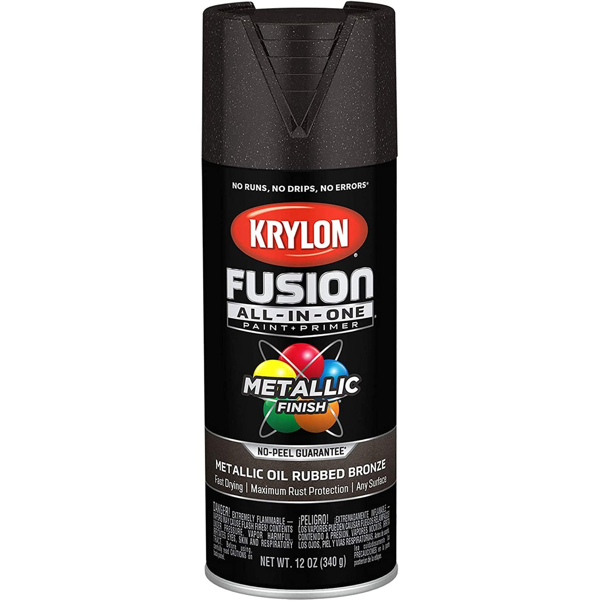 Krylon Fusion All-In-One Spray Paint for Indoor/Outdoor Use, 340g