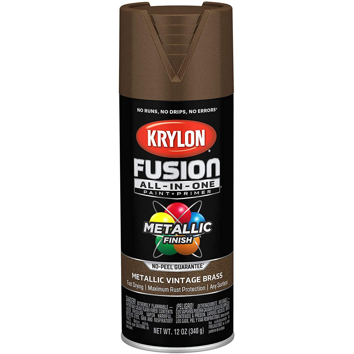 Krylon Fusion All-In-One Spray Paint for Indoor/Outdoor Use, 340g