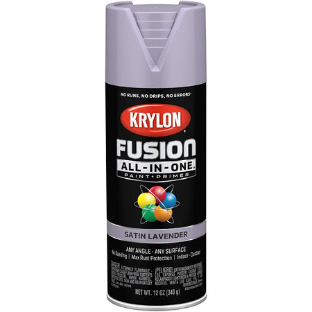 Krylon Fusion All-In-One Spray Paint for Indoor/Outdoor Use, 340g