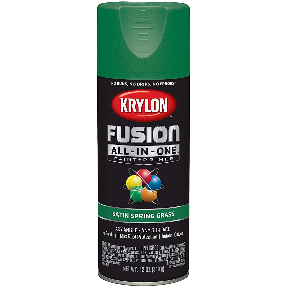Krylon Fusion All-In-One Spray Paint for Indoor/Outdoor Use, 340g