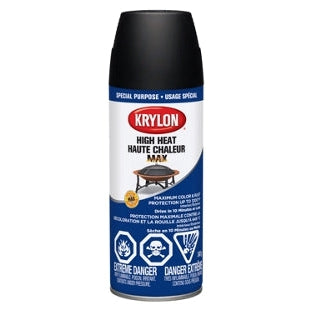 Krylon High Heat Max Paint For BBQ's, Firepits, Heating Radiators And More, Aerosol, 340g