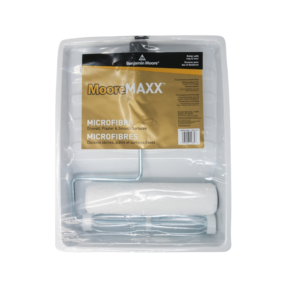 MooreMAXX® Microfibre 9.5 inch Roller Kit w/ Tray & Liner - The Paint People