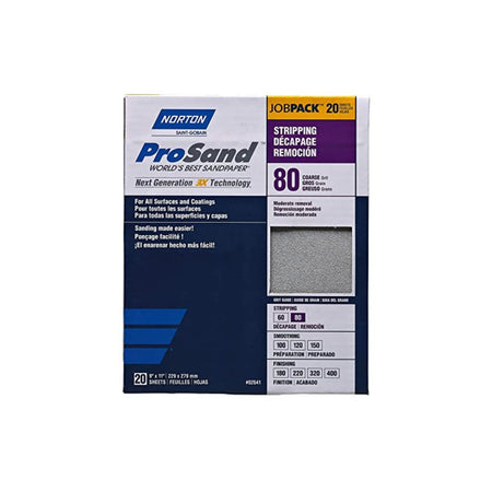 Norton ProSand Abrasive Sheets 3X Job Pack, Aluminum Oxide - The Paint People
