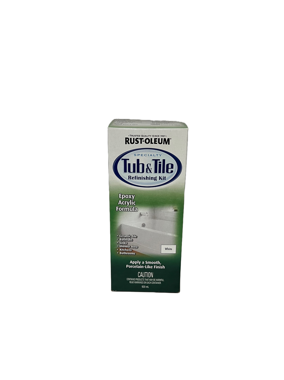 Rust-Oleum Specialty Tub and Tile Refinishing Kit in White, Epoxy, 920ml, 280603 - The Paint People