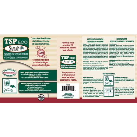 Saman TSP Eco Ready To Use,  Label, 44108 - The Paint People