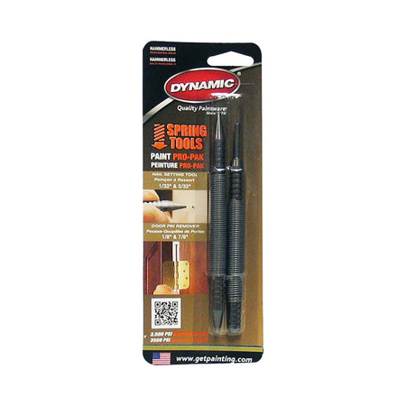 Dynamic Spring Tools Paint Pro Pak, Nail Setting Tool and Door Pin Remover