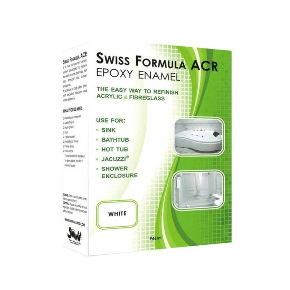 Swiss Formula ACR Epoxy Enamel Paint for Hot Tubs - The Paint People
