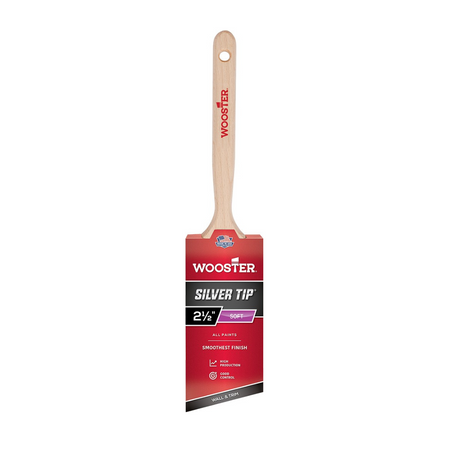 Wooster 5221 2-1/2" Silver Tip Soft Angle Sash Paint Brush