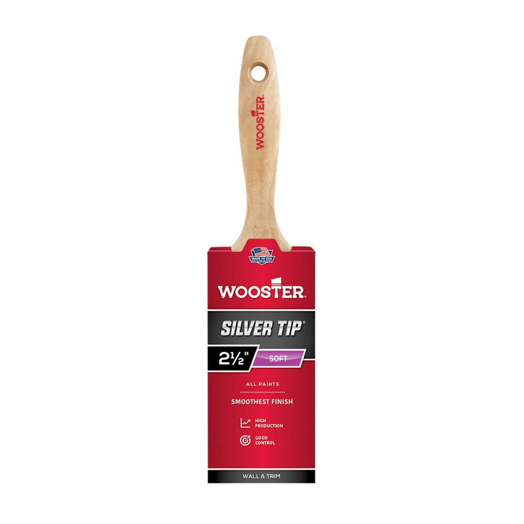 Wooster 5222 2-1/2" Silver Tip Soft Varnish Paint Brush