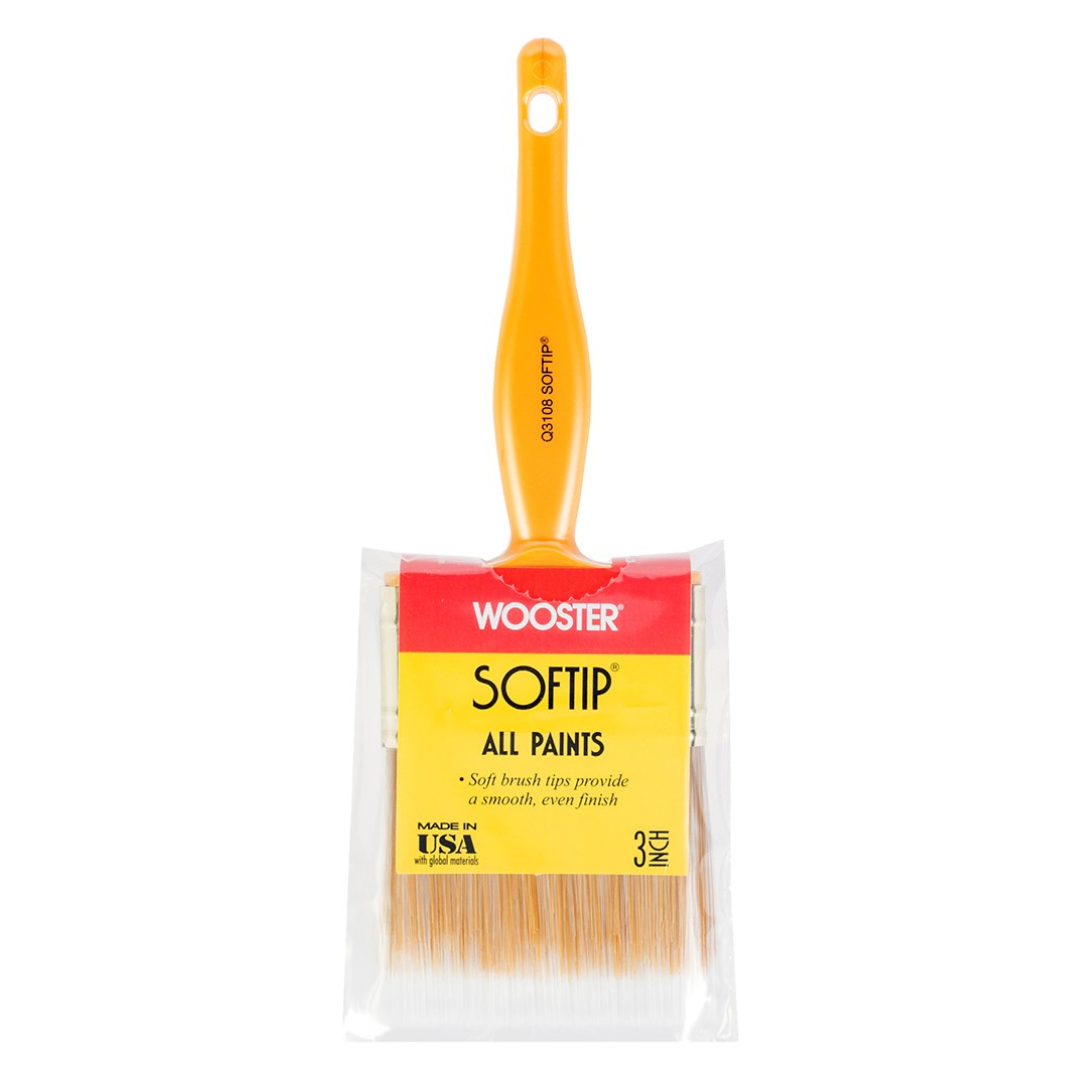 Wooster Softip Nylon Angle Sash Paint Brush size 3 inch