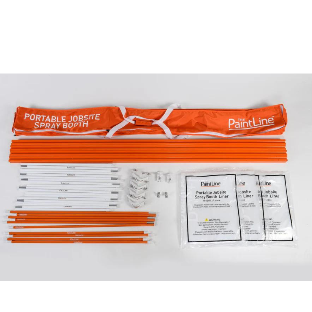 items come with Portable Jobsite Spray Booth