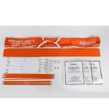 items come with Portable Jobsite Spray Booth