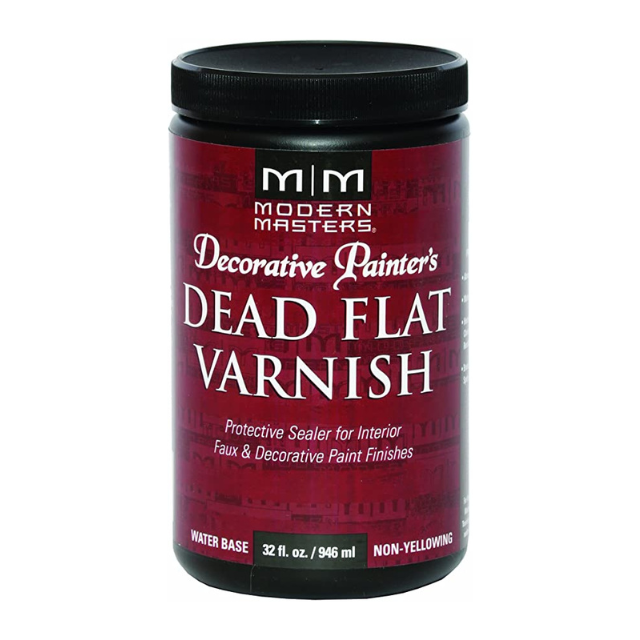 Modern Masters Dead Flat Varnish, Protective Sealer for Interior Faux & Decorative Paint Finishes - The Paint People