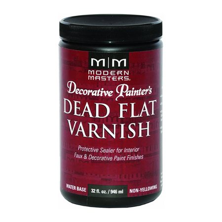 Modern Masters Dead Flat Varnish, Protective Sealer for Interior Faux & Decorative Paint Finishes - The Paint People