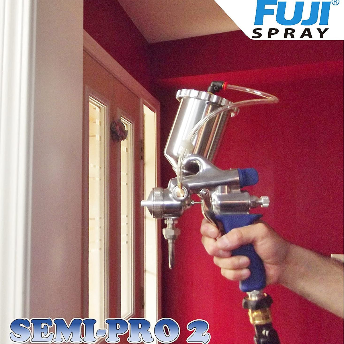 Fuji 2203G Semi-PRO 2 - Gravity HVLP Spray System, Blue - The Paint People
