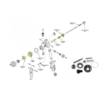 Fuji Spray 6282 LX-20™ Rebuild Kit - The Paint People