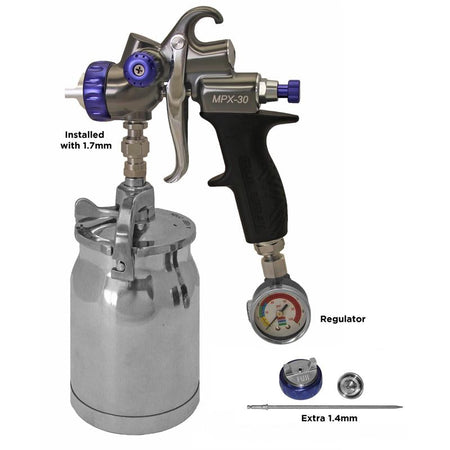 Fuji Spray MPX-30 Siphon - 1.7mm - 1Qt. Cup + Kit (6350S-MP-C-17K) - The Paint People