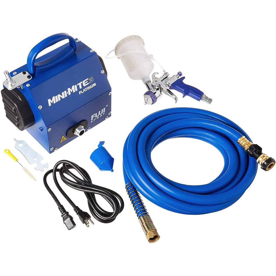 Fuji Mini-Mite 3 PLATINUM Turbine + Gun + Hose - Refurbished - The Paint People