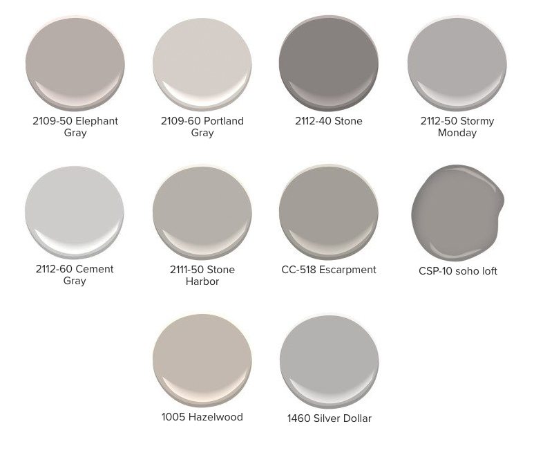 grey paint with lavender undertones