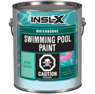 Waterborne Swimming Pool Paint, Semi-Gloss